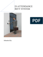 RFID Based Attandance Cum Security System