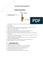 Saxophone Basics by Vince Deluca