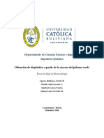 Bioplástico Obtenido A Partir de La Cáscara Del Plátano Verde