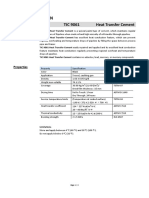 Product Data Sheet TIC 9061 Heat Transfer Cement: Description