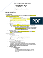 The Legal Environment of Business Exam #1 Review Sheet CHAPTERS: 1, 4 & 19