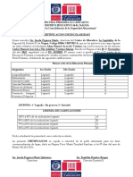 Ejemplo Record de Notas de La Escuela