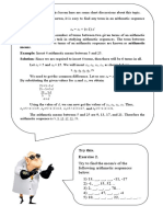 Means. Example: Insert 4 Arithmetic Means Between 5 and 25. Solution: Since We Are Required To Insert 4 Terms, Then There Will Be 6 Terms in All