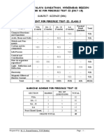 Science Class X Periodic Test II Sample Paper 02