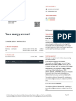 Your Energy Account: 22nd Dec. 2020 - 4th Feb. 2021