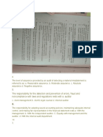 The Responsibility For The Detection and Prevention of Errors, Fraud and Noncompliance With Laws and Regulations Rests With A. Auditor