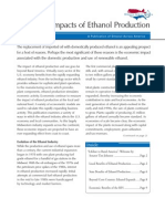 Economic Impacts of Ethanol Production: Issue Brief