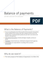 Balance of Payments