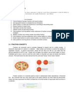 Chapter 3: Fractions: Objectives