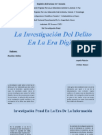 Diapositivas La Investigacion Del Delito en La Era de La Tecnologia