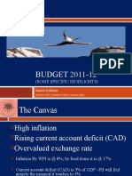 Indian Financial Budget 2011-12