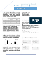 Lista de Questões Sobre Proteinas