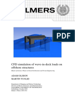 CFD Simulation of Wave-In-Deck Loads On Offshore Structures: Adam Olsson Martin Tunlid