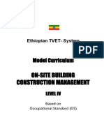 Level-V On-Site Building Construction Management