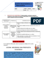 Evaluación Diagnóstica Matemática: Cocina Mejorada Una Propuesta Ecológica