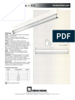 LSI Esquire Series Fluorescent Spec Sheet 1990