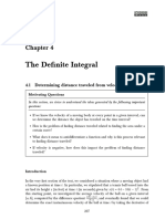 4 The Definite Integral