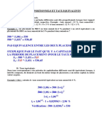 2.taux Equivalent Taux Proportionnel