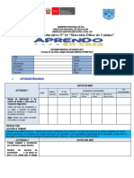 Informe Evaluación Diagnóstica Del Mes de Marzo