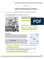 Potential Energy Lab