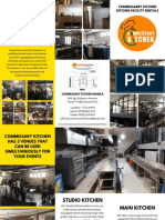 Commissarry Kitchen Rental Brochure