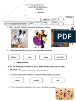 Examen de Marinera 1° de Primaria Danza