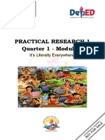 Practical Research 1 Quarter 1 - Module 7: It's Literally Everywhere!