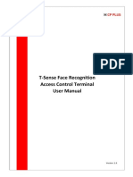 CPPLUS T Sense Face Recognition Terminal User Manual