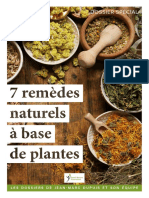 7 Remèdes À Base de Plantes