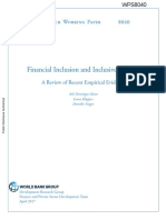 Demirguc Kunt Et Al 2017 Financial Inclusion and Inclusive Growth