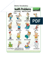 GRAMMAR Health Problems Vocabulary