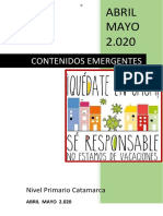 Contenidos Emergentes Abril y Mayo 2020