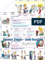 Present Simple Daily Routines Frequency Adverbs