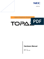 NEC TOPAZ Manual de Hardware