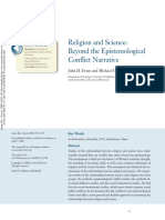 Religion and Science: Beyond The Epistemological Con Ict Narrative