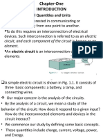 1.1 Electrical Quantities and Units: Circuit, and Each Component of The Circuit Is Known As An Element