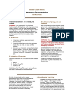 Roller Chain Maintenance