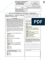 EVALUACIÓN BIMESTRAL 7° Fila A