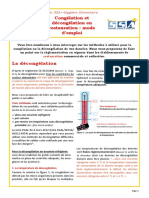 Congelation Et Decongelation