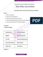 NCERT Solutions For Class 6 Social Science History Chapter 1 What Where How and When