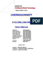 Chernogorneft: K125 Drilling Rig Users Manual