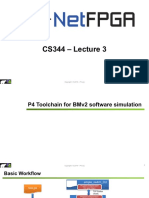 Lecture 3 P4 NetFPGA