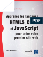 Apprenez Les Langages: Html5 Css3 Javascript