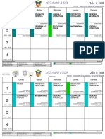 Horario Elemental..... Bgu 2020 2021