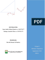 Taller de Interpolación y Ajuste de Curvas