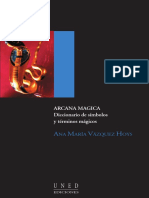 Arcana Magica. Diccionario de Símbolos y Términos Mágicos by Ana Maria Vázquez Hoys