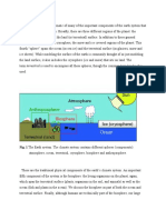 Components of The Earth Climate System