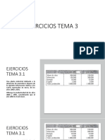 Tema 3 Ejercicios