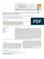 Ammonia To Power - Forecasting The Levelized Cost of Electricity From Green Ammonia in Large'Scale Power Plants