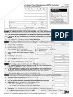 Employer's Annual Federal Unemployment (FUTA) Tax Return